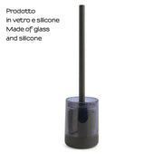 Scopino in vetro Gedy serie Nicole - Blu by CeramicStore | Lo specialista del tuo bagno