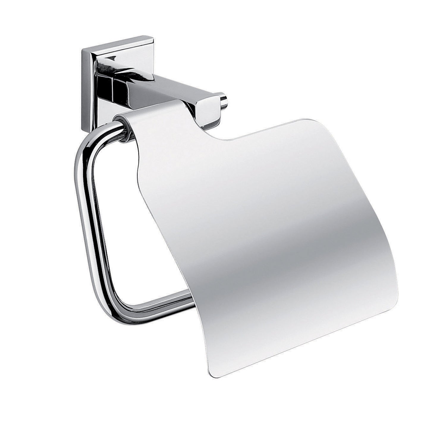 Portarotolo coperto in acciaio inox AISI 304 Colorado di Gedy - Cromato