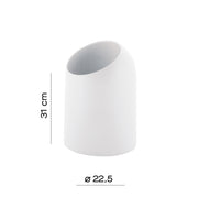 Cestino bagno di Gedy modello Boxer da 10.8 lt - Bianco by CeramicStore | Lo specialista del tuo bagno