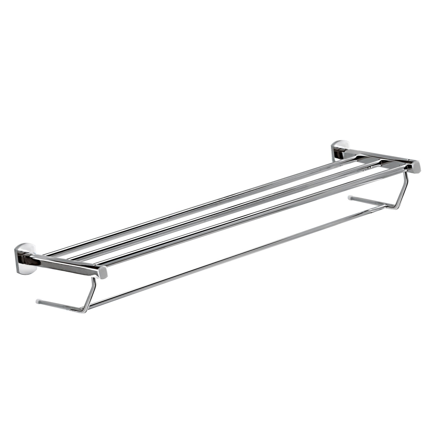 Mensola portasciugamani doppia modello Edera di Gedy - Cromato by CeramicStore | Lo specialista del tuo bagno