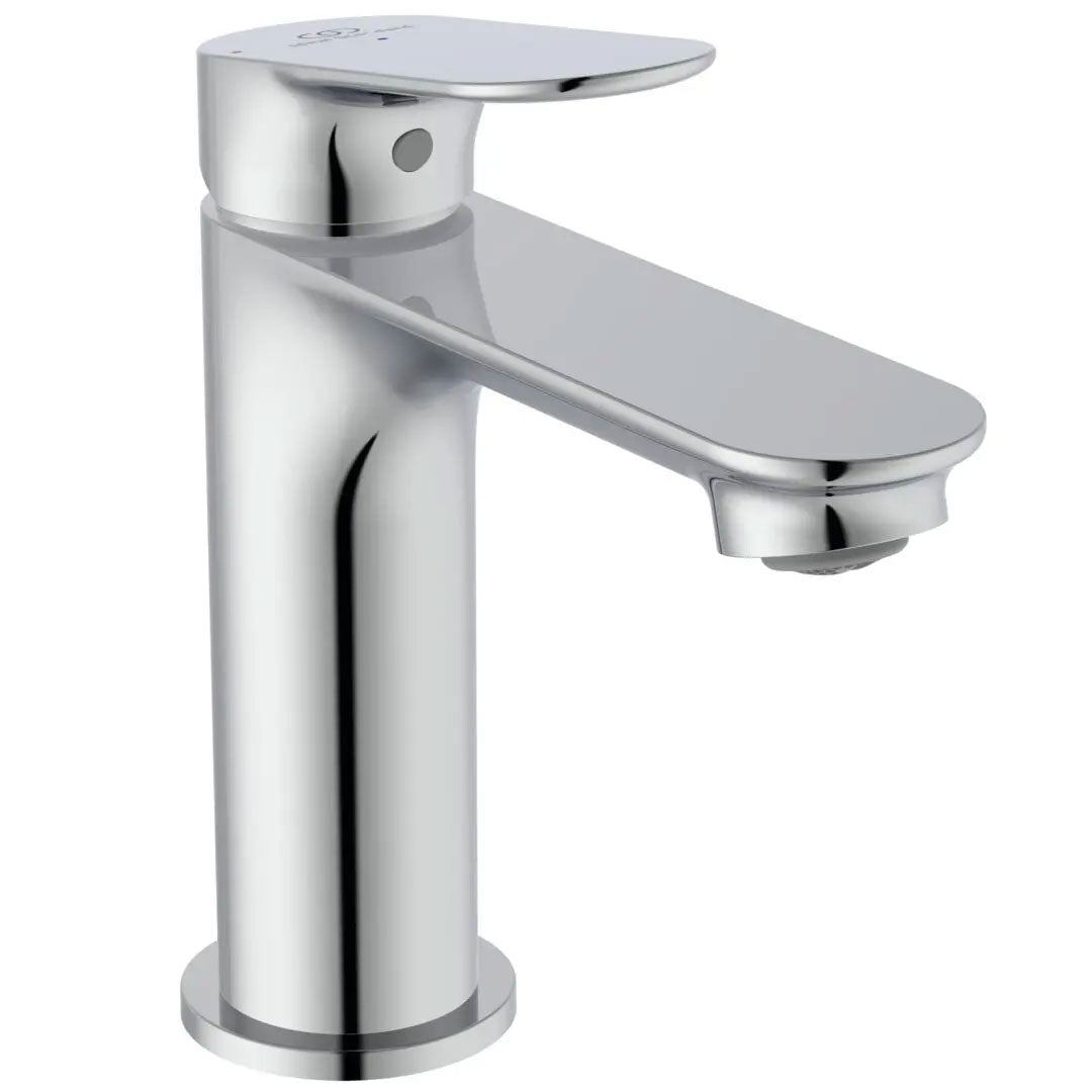 Miscelatore monocomando per lavabo altezza 18 cm cromato Ideal Standard Ceralife O  con piletta click-clack e bluestart