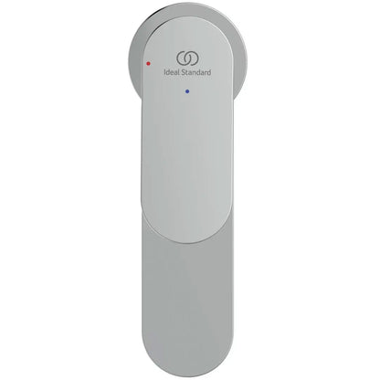 Miscelatore monocomando per lavabo altezza 18 cm cromato Ideal Standard Ceralife O  con piletta click-clack e bluestart