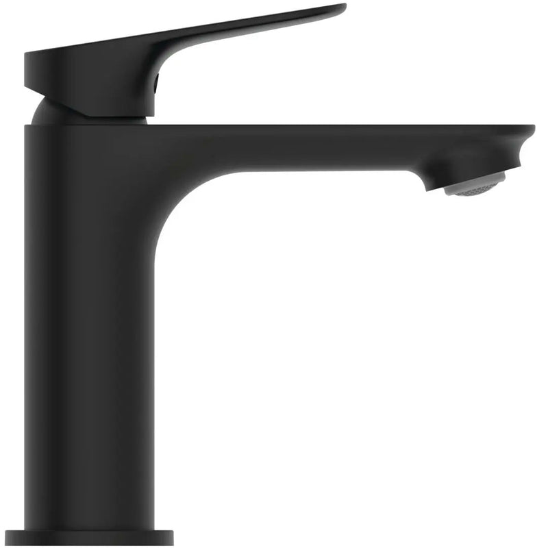 Miscelatore monocomando per lavabo altezza 18 cm colore nero Ideal Standard Ceralife O  con piletta click-clack e Bluestart