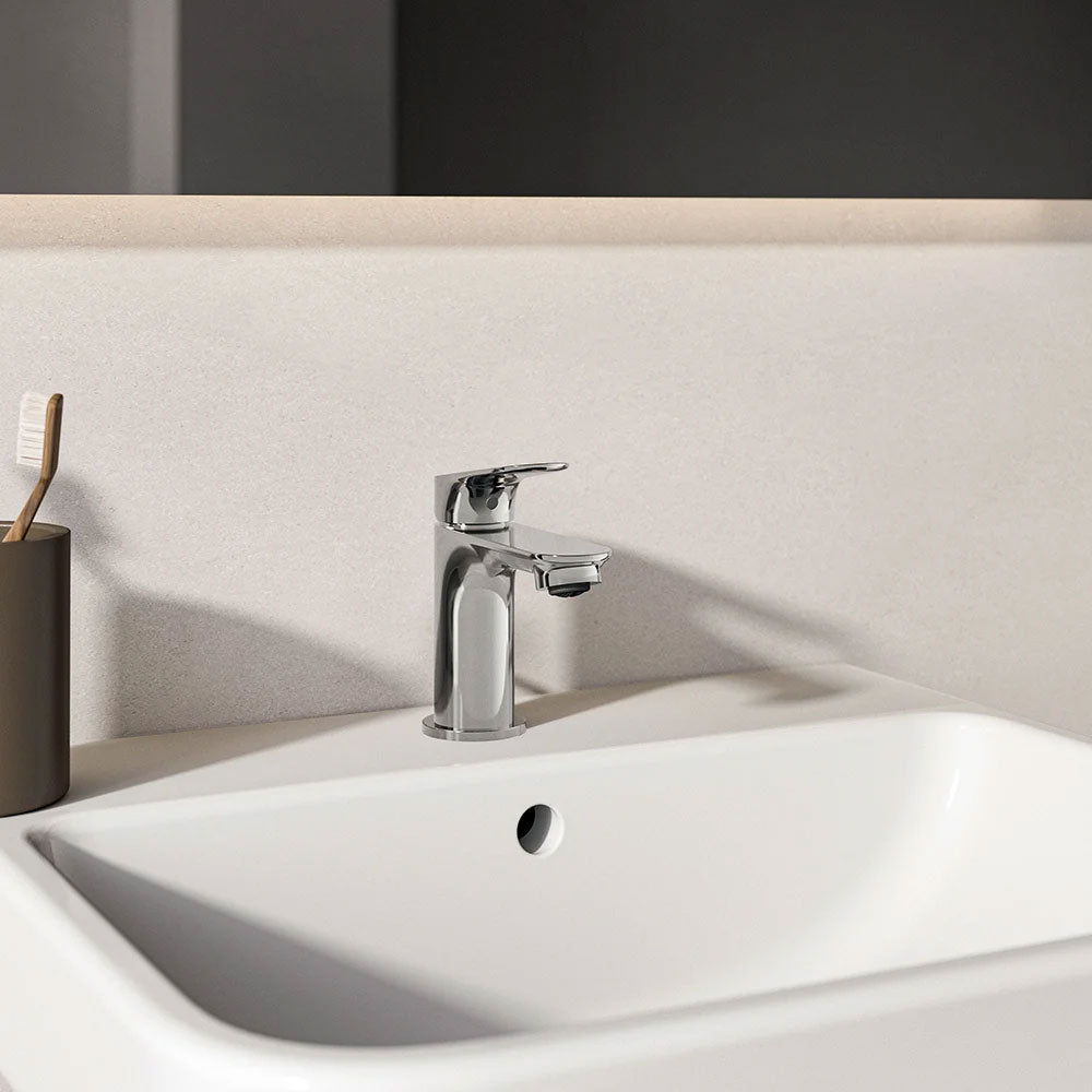 Rubinetto Miscelatore Lavabo Ideal Standard Ceralife O cromato con piletta di scarico e saltello da 1-1/4"