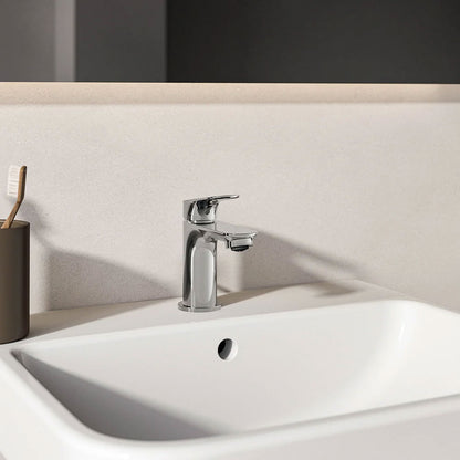 Rubinetto Miscelatore Lavabo H18 Ideal Standard Ceralife O cromato con piletta di scarico e saltello da 1-1/4"