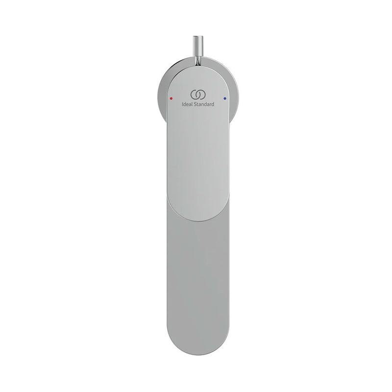 Miscelatore lavabo Medio cromato Ideal Standard Ceralife O con piletta di scarico con sistema Bluestart