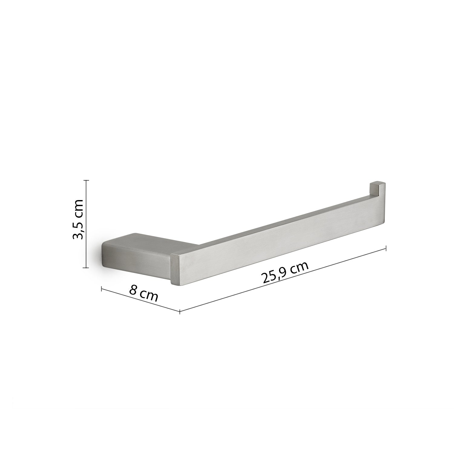 Portasalviette ad anello in Acciaio Inox AISI 304 e Cromall Maui di Gedy - Spazzolato by CeramicStore | Lo specialista del tuo bagno