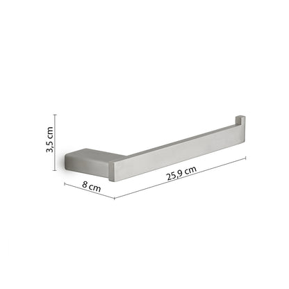 Portasalviette ad anello in Acciaio Inox AISI 304 e Cromall Maui di Gedy - Spazzolato by CeramicStore | Lo specialista del tuo bagno