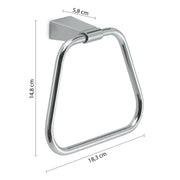 Portasalviette ad anello in Acciaio Inox Gedy serie Tonale - Cromato by CeramicStore | Lo specialista del tuo bagno