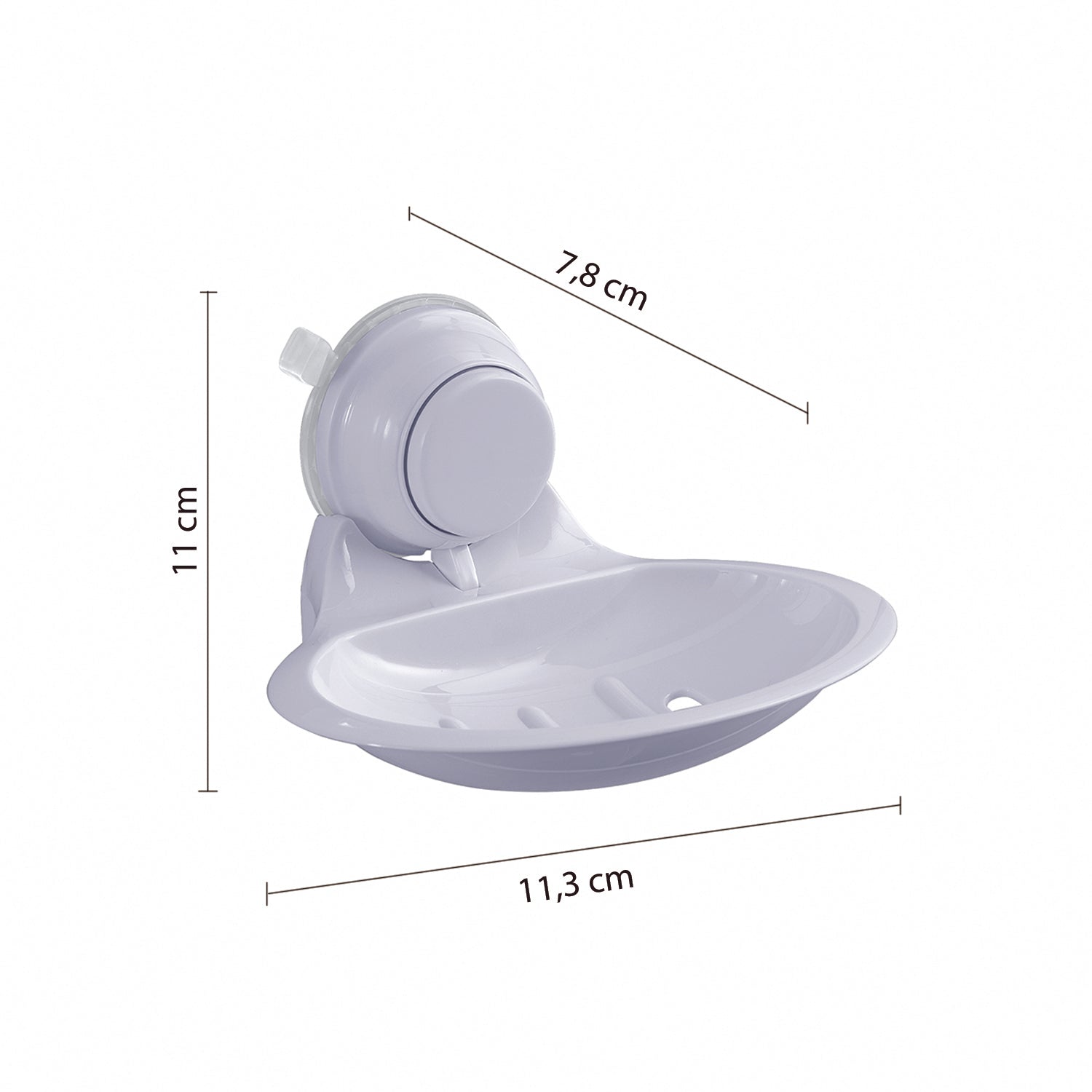 Portasapone a muro di Gedy serie Vesuvio - Bianco by CeramicStore | Lo specialista del tuo bagno