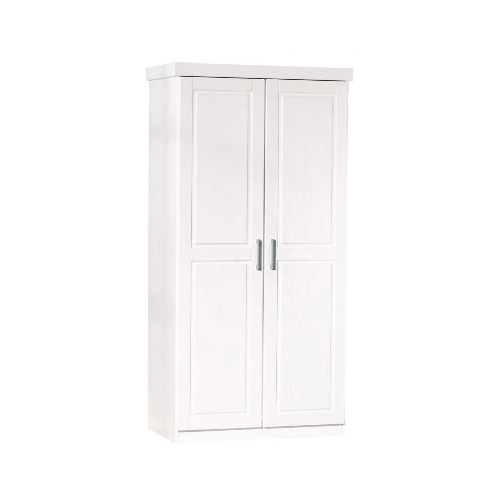 Armadio a 2 ante in legno massello - Bianco by CeramicStore | Lo specialista del tuo bagno