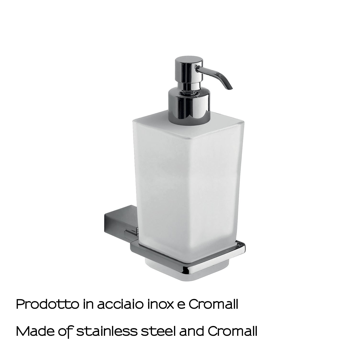 Dosasapone in Acciaio Inox con erogatore in Cromall di Gedy serie Kansas - Cromato by CeramicStore | Lo specialista del tuo bagno