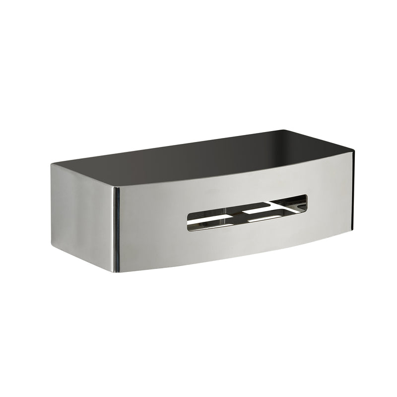 Portaoggetti rettangolare doccia modello Poseidon di Gedy in Acciaio Inox - Lucido by CeramicStore | Lo specialista del tuo bagno