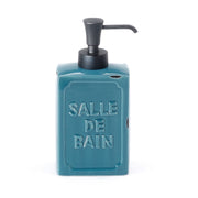 Dosasapone da appoggio con erogatore in plastica Gedy serie Vivienne - Blu