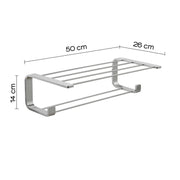 Mensola porta asciugamani in Ottone, Acciaio Inox e Cromall Outline di Gedy - Cromato by CeramicStore | Lo specialista del tuo bagno