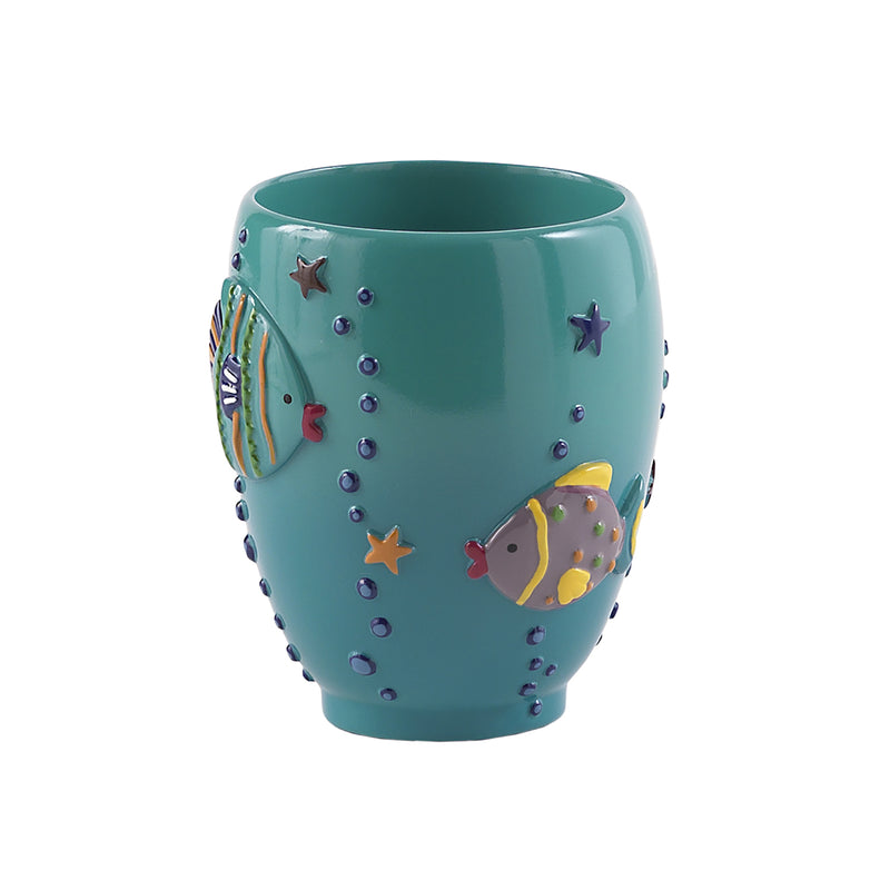 Portaspazzolini Gedy serie Dori - Turchese