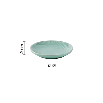 Portasapone in ceramica Gedy modello Sabina - Acquamarina