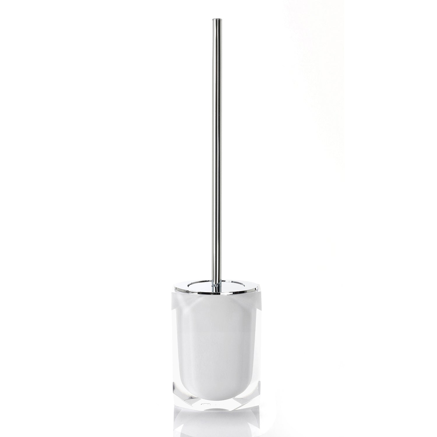 Scopino con ciuffo in setole Gedy serie Chanelle - Bianco by CeramicStore | Lo specialista del tuo bagno