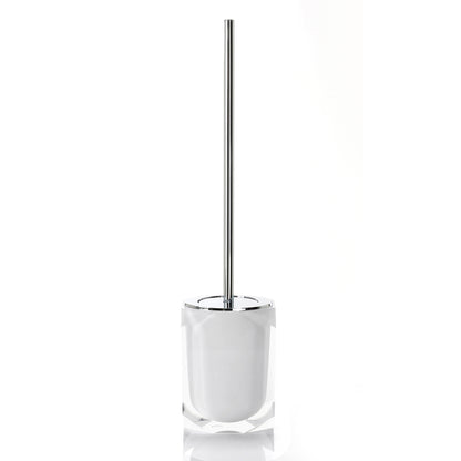 Scopino con ciuffo in setole Gedy serie Chanelle - Bianco by CeramicStore | Lo specialista del tuo bagno