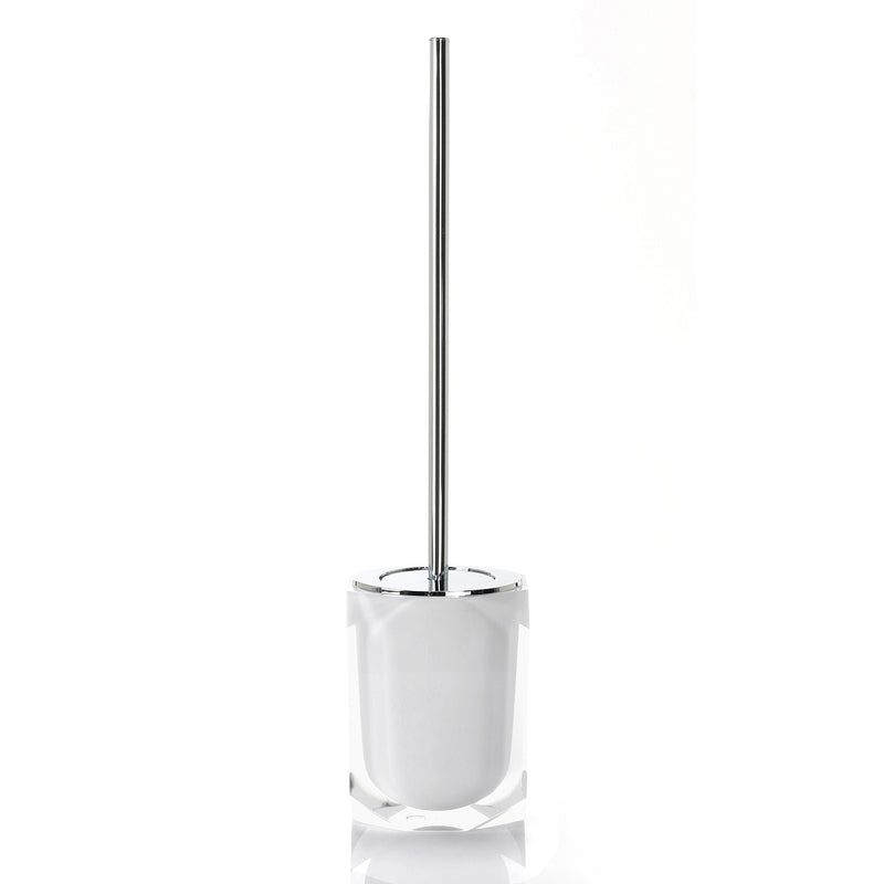 Scopino con ciuffo in setole Gedy serie Chanelle - Bianco by CeramicStore | Lo specialista del tuo bagno