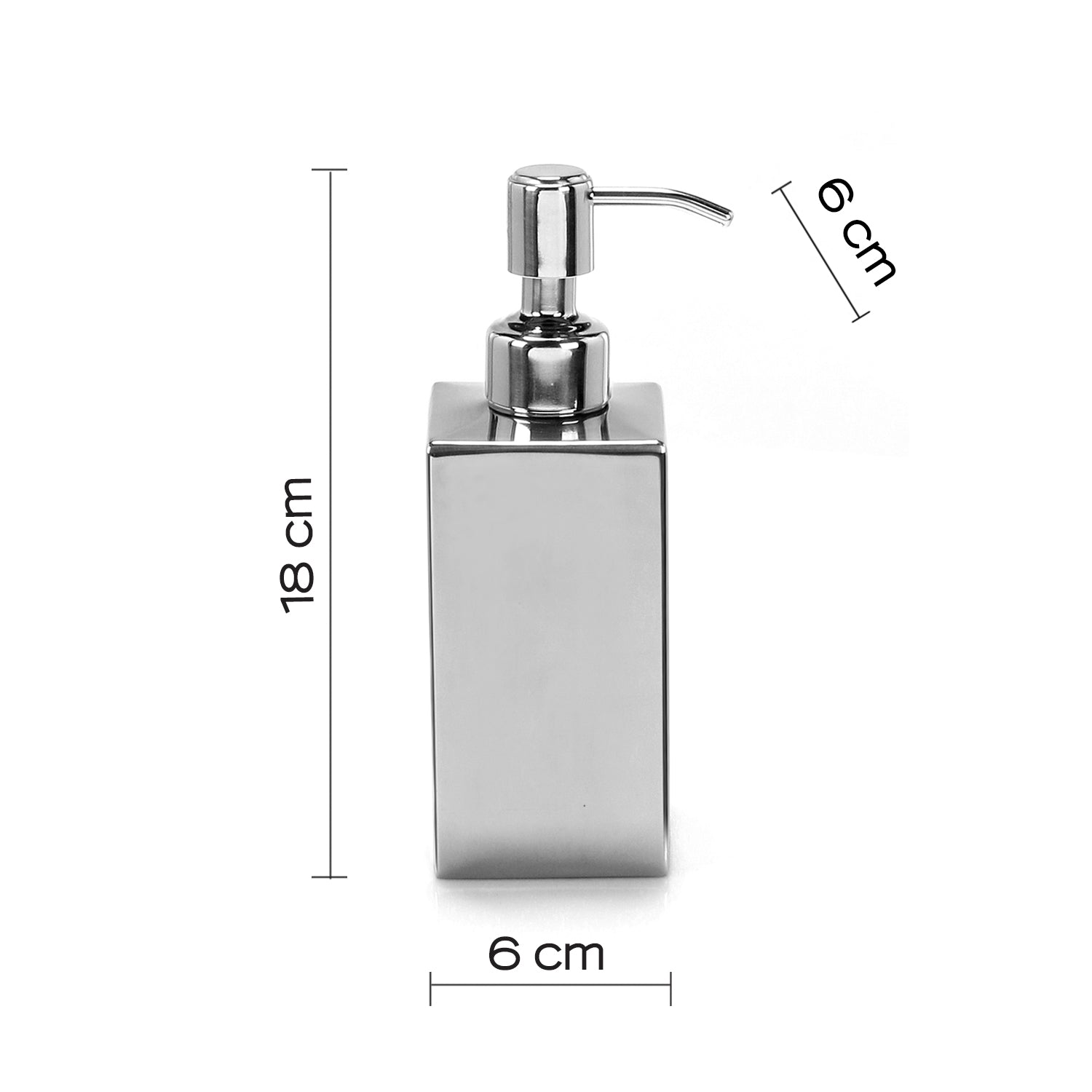 Dispenser sapone in Acciaio Inox Gedy serie Nemesia - Lucido