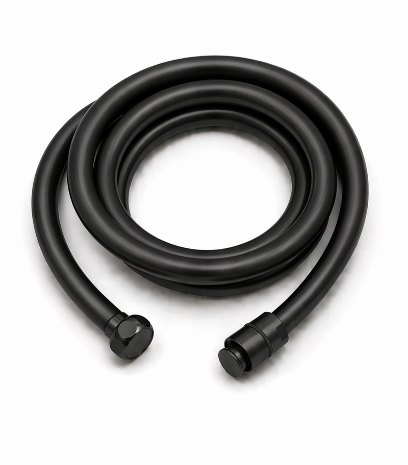 Flessibile doccia Rubiflux 180 cm in PVC universale - Nero