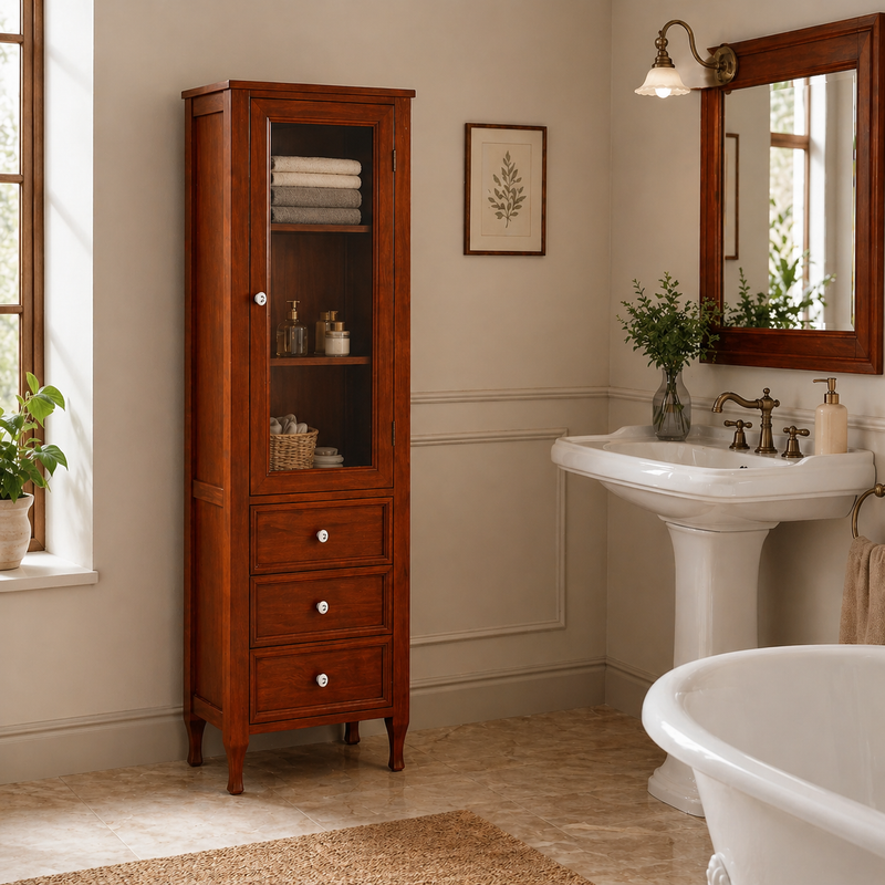 Colonna bagno arte povera Sonia 160 cm - Ciliegio
