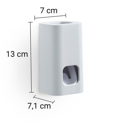 Dispenser per dentifricio a parete Gedy serie Seventy - Bianco by CeramicStore | Lo specialista del tuo bagno