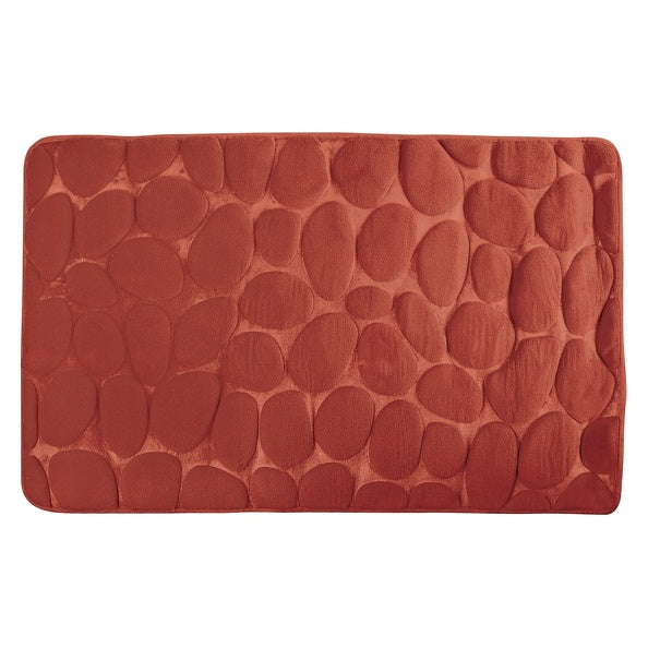 Tappetino da bagno PEBBLE in microfibra 50x80 cm Terracotta by CeramicStore | Lo specialista del tuo bagno