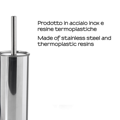 Scopino da terra in Acciaio Inox di Gedy modello Ralph - Cromato lucido by CeramicStore | Lo specialista del tuo bagno