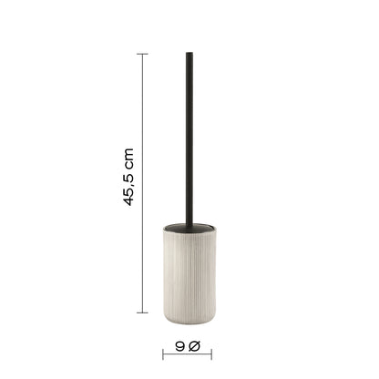 Scopino in ceramica Gedy serie Naomi - Grigio by CeramicStore | Lo specialista del tuo bagno