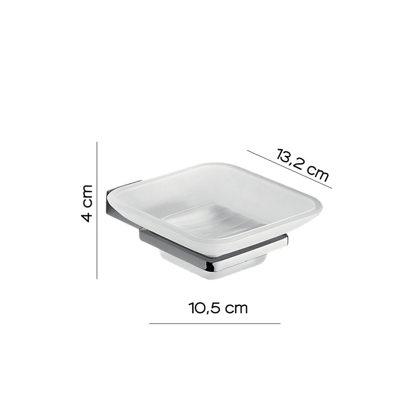 Portasapone in Acciaio Inox di Gedy serie Kansas - Cromato by CeramicStore | Lo specialista del tuo bagno