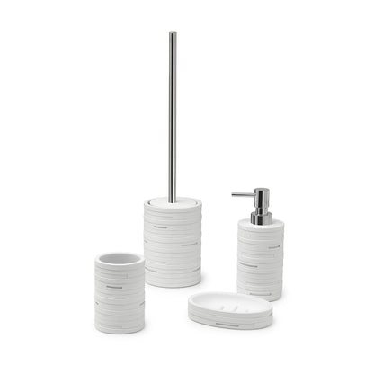 Portasapone in resina Gedy serie Helen - Bianco