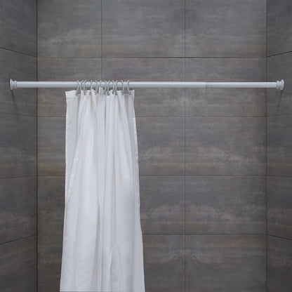 Asta doccia estensibile in alluminio 105/240 cm di Gedy - Bianco by CeramicStore | Lo specialista del tuo bagno