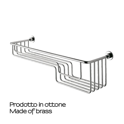 Portaoggetti vasca a 2 profondità modello Apollo di Gedy - Cromato by CeramicStore | Lo specialista del tuo bagno