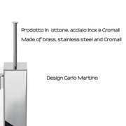 Scopino a muro Gedy serie Bridge - Cromato by CeramicStore | Lo specialista del tuo bagno