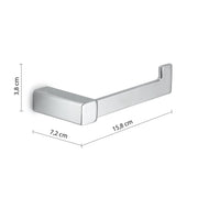 Porta carta igienica da muro Spluga di Gedy - Cromato
