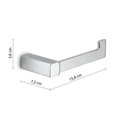 Porta carta igienica da muro Spluga di Gedy - Cromato