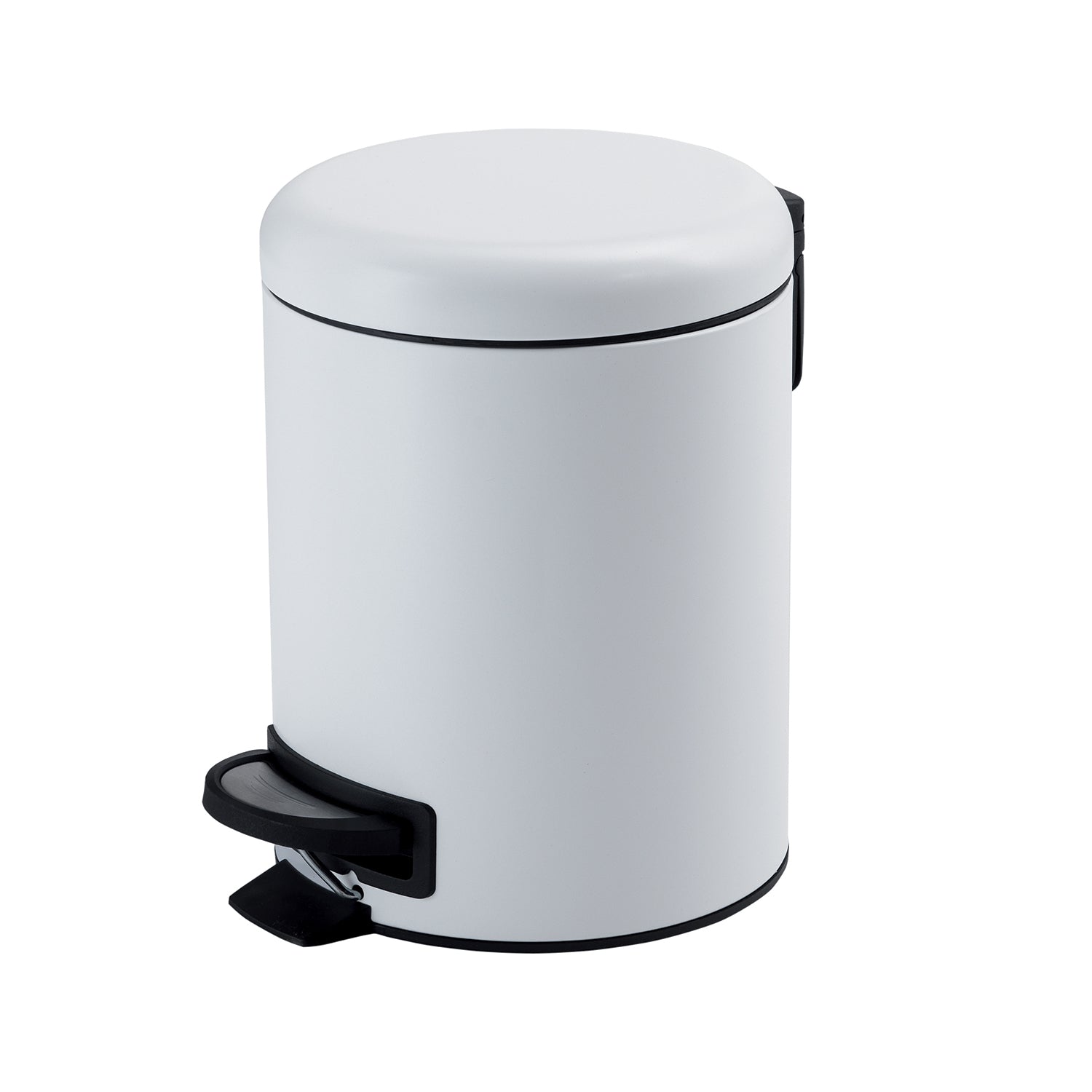Portarifiuti 3 lt in Acciaio Inox modello Potty di Gedy - Bianco Matt by CeramicStore | Lo specialista del tuo bagno