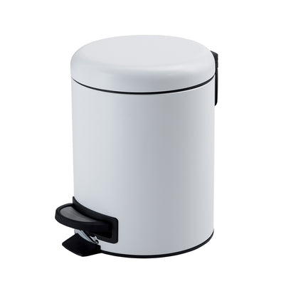 Portarifiuti 3 lt in Acciaio Inox modello Potty di Gedy - Bianco Matt by CeramicStore | Lo specialista del tuo bagno