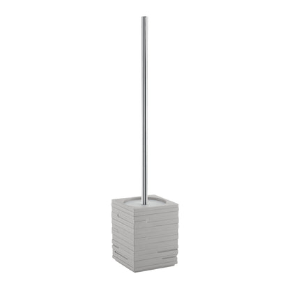 Scopino da appoggio con ciuffo in setole Gedy serie Quadrotto - Grigio by CeramicStore | Lo specialista del tuo bagno