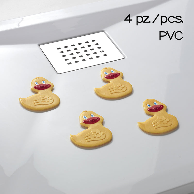 Tappeto antiscivolo doccia e vasca mini Duffy di Gedy - Giallo by CeramicStore | Lo specialista del tuo bagno