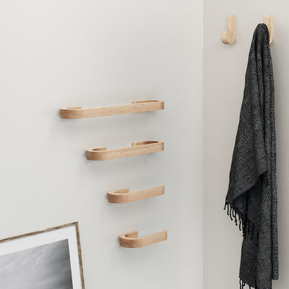 Portasalviette ad anello in bambà¹ Gedy serie Himalaya - Naturale by CeramicStore | Lo specialista del tuo bagno