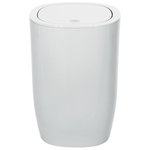 Pattumiera con coperchio basculante da 4L modello Pure - Bianco by CeramicStore | Lo specialista del tuo bagno