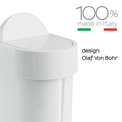 Portarifiuti da appoggio di Gedy serie Junior - Bianco by CeramicStore | Lo specialista del tuo bagno