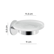 Portasapone a muro Gedy serie Gea - Cromato by CeramicStore | Lo specialista del tuo bagno