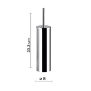 Scopino in Acciaio Inox Genziana di Gedy - Cromato by CeramicStore | Lo specialista del tuo bagno