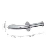 Portarotolo Gedy modello Maldive in Ottone e Cromall - Cromato