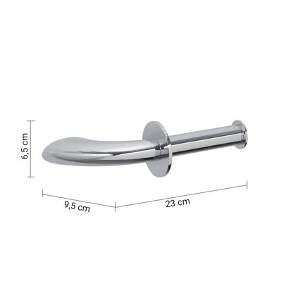 Portarotolo Gedy modello Maldive in Ottone e Cromall - Cromato