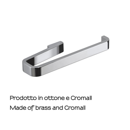 Portasalviette ad anello in Ottone e Cromall Gedy serie Samoa - Cromato by CeramicStore | Lo specialista del tuo bagno